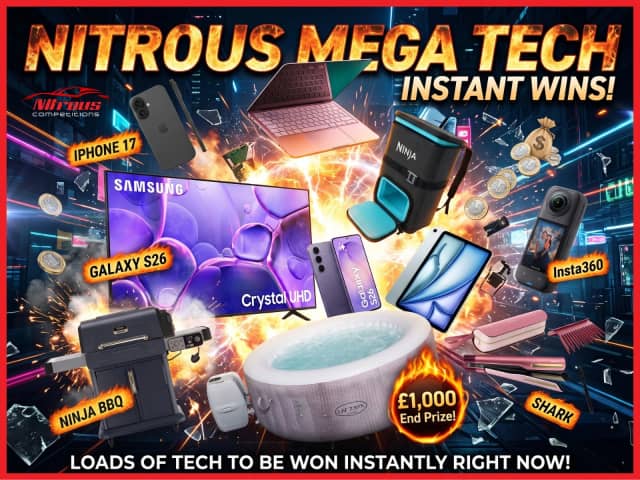 TECH INSTANT WINS - £1,000 END PRIZE