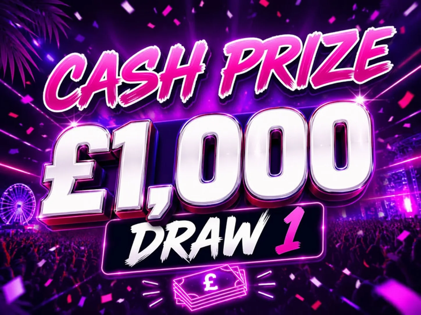 WIN £1,000 TAX FREE CASH - Draw 1